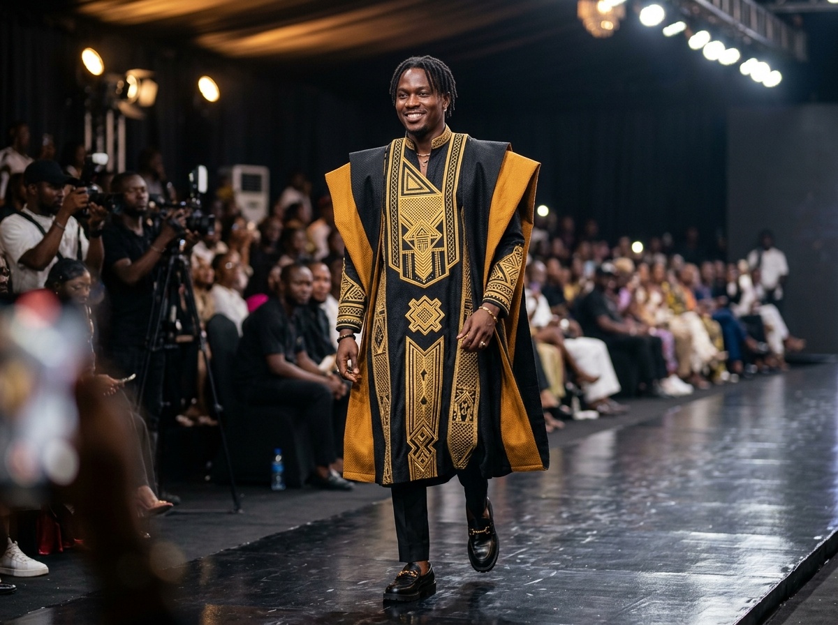 Cultural Heritage Fashion Exhibition - Avant-garde Agbada Ceremonial Attire